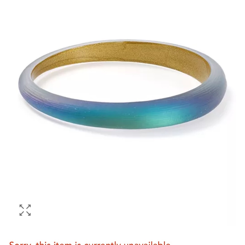 Alexis Bittar skinny lucite tapered bangle bracelet turquoise
